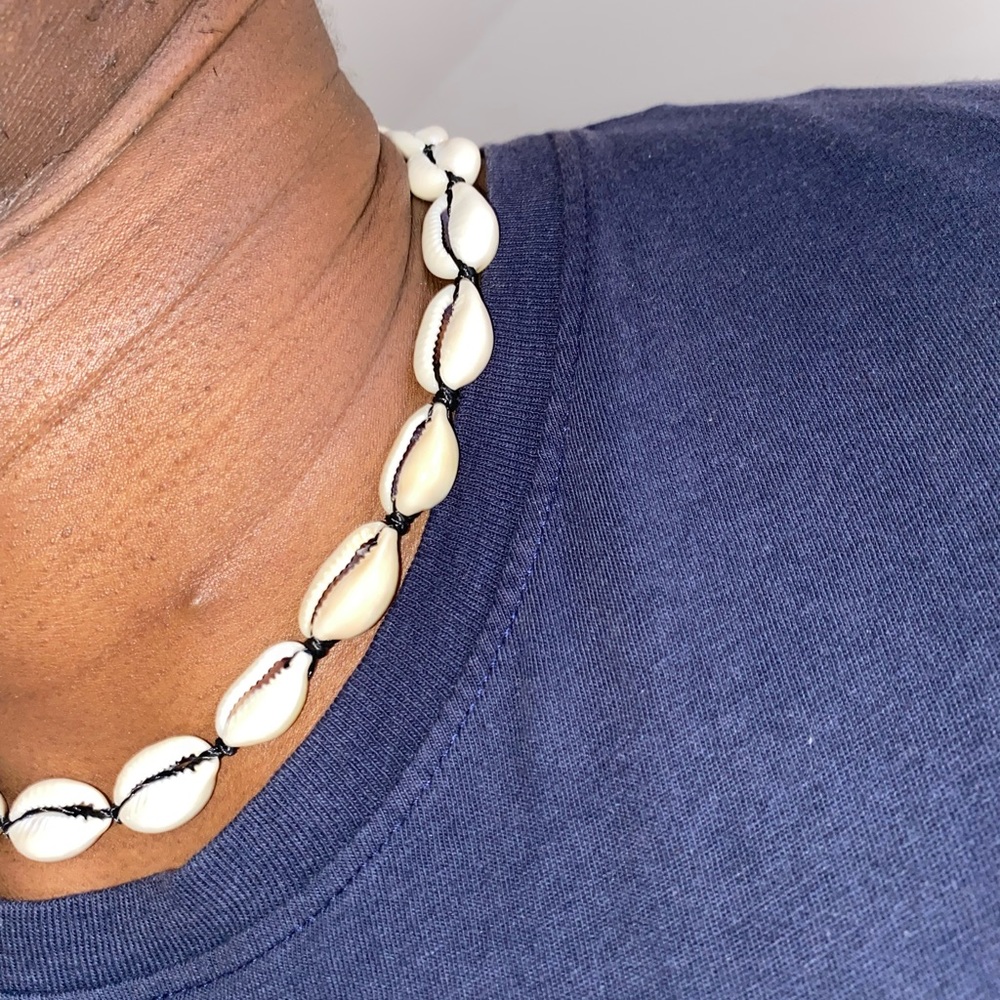 Collier à cauris pour hommes et femmes collier africain authentique original